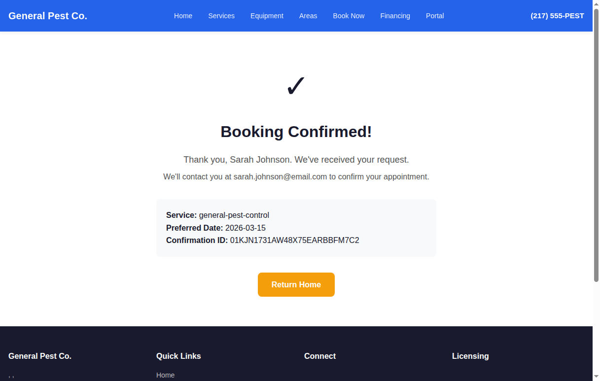 Booking Confirmed
